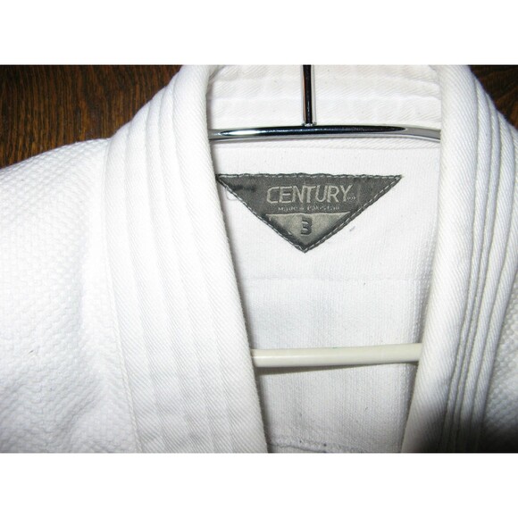 Century Martial Arts Karate Heavy Uniform Gi Student White Size 3 - Picture 2 of 5